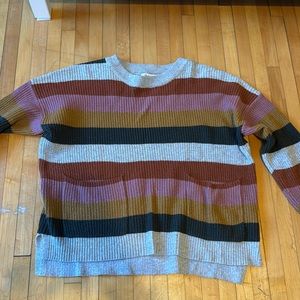 Madewell Patch Pocket Pullover Sweater In Walton Stripe